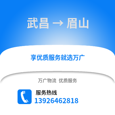 武漢武昌到眉山物流專線_武漢武昌到眉山貨運專線公司